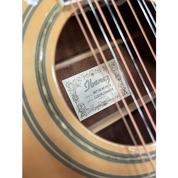 Used Ibanez SGT122 Sage Series Natural 12 String Acoustic Guitar