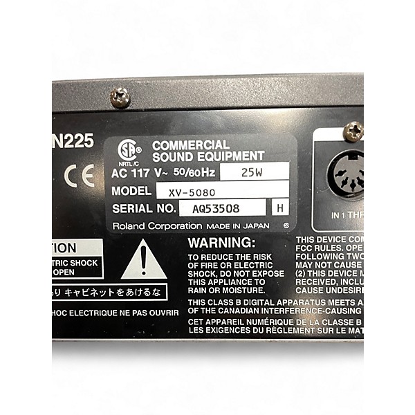 Used Roland XV5080 128 VOICE SYNTHESIZER MODULE Synthesizer