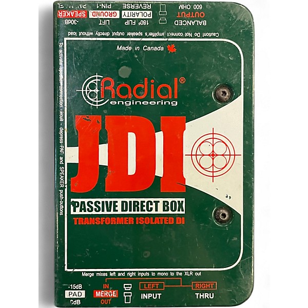 Used Radial Engineering JDI PASSIVE DIRECT BOX Direct Box