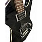 Used Ibanez ICX120 Iceman X Black and White Solid Body Electric Guitar
