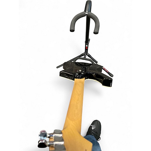 Used Ibanez ICX120 Iceman X Black and White Solid Body Electric Guitar