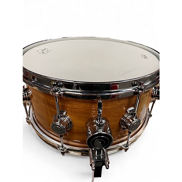 Used George Way Drums 7X14 acatia Natural Drum