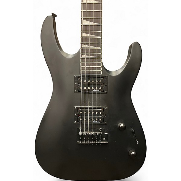 Used Jackson JS22 Dinky Satin Black Solid Body Electric Guitar