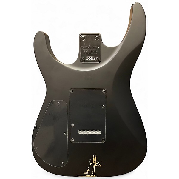 Used Jackson JS22 Dinky Satin Black Solid Body Electric Guitar