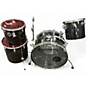 Vintage 1970s Ludwig 4 Piece 3 piece kit vistalite Black Drum Kit thumbnail