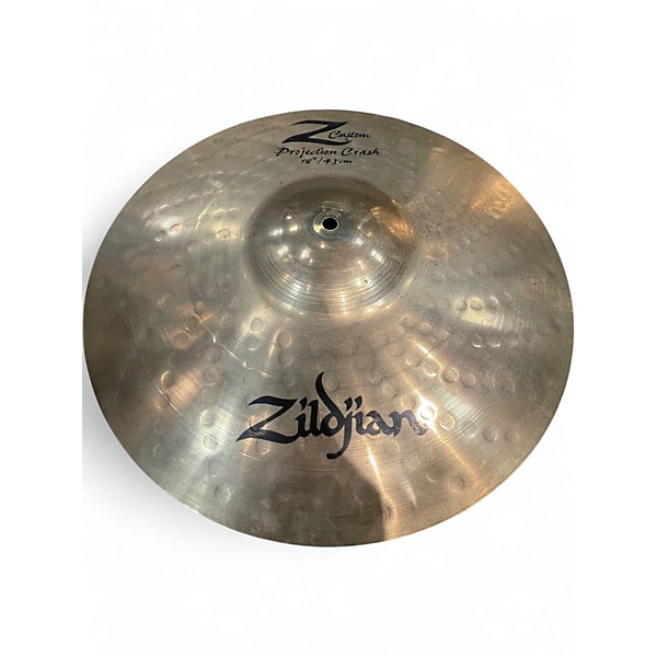 Used Zildjian 18in Z Custom Projection Crash Cymbal