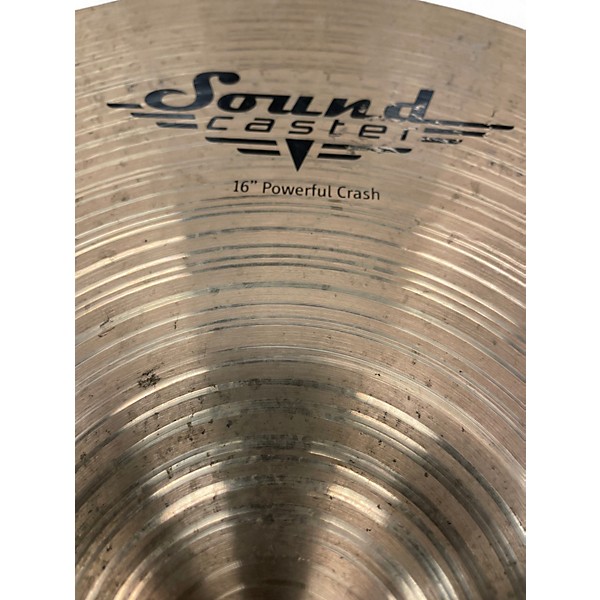 Used MEINL 16in Sound Caster Fusion Powerful Crash Cymbal