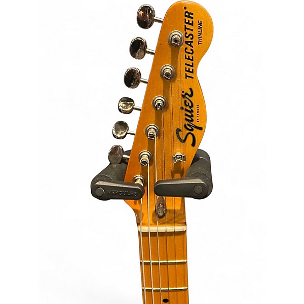 Used Squier Classic Vibe 70s Thinline Telecaster Natural Hollow Body Electric Guitar