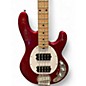 Used Sterling by Music Man STINGRAY Candy Apple Red Electric Bass Guitar