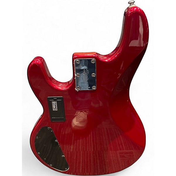 Used Sterling by Music Man STINGRAY Candy Apple Red Electric Bass Guitar