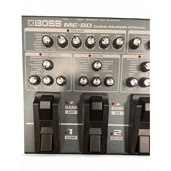 Used BOSS ME80 Guitar Multi Effect Processor
