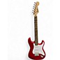 Used Squier Standard Stratocaster red sparkle Solid Body Electric Guitar thumbnail
