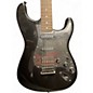 Used Squier Stratocaster HSS Black and Silver Solid Body Electric Guitar