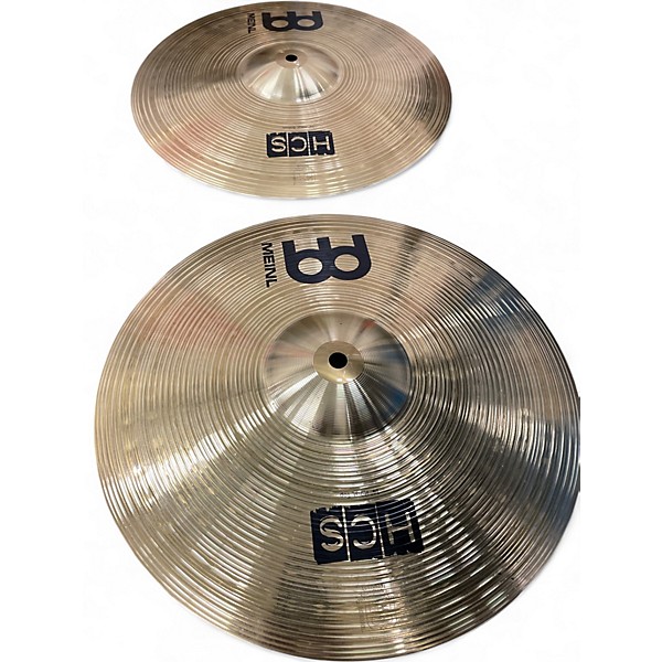 Used MEINL 14in HCS Hi Hat Pair Cymbal