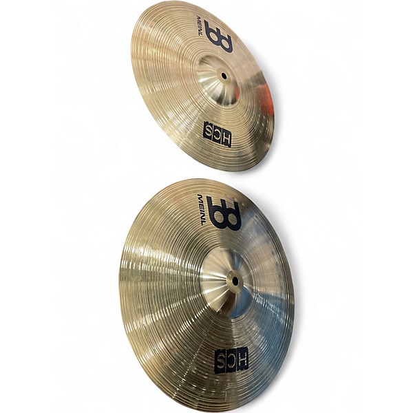 Used MEINL 14in HCS Hi Hat Pair Cymbal