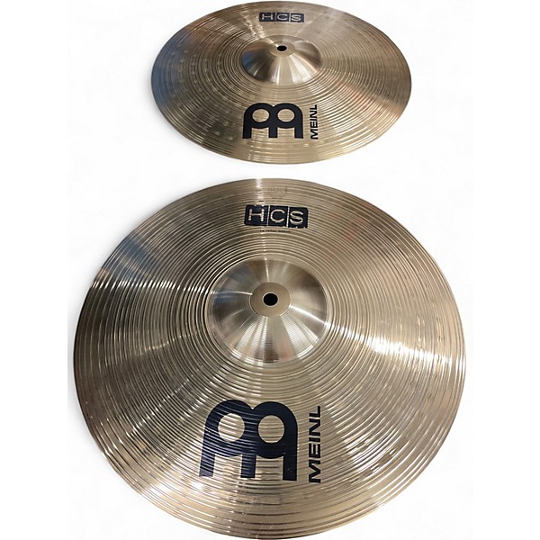 Used MEINL 14in HCS Hi Hat Pair Cymbal