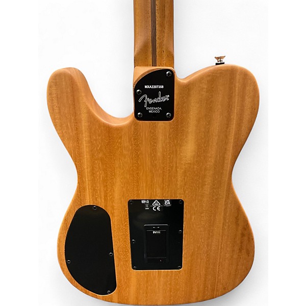 Used Fender Acoustasonic Player Telecaster NATURAL Acoustic Electric Guitar