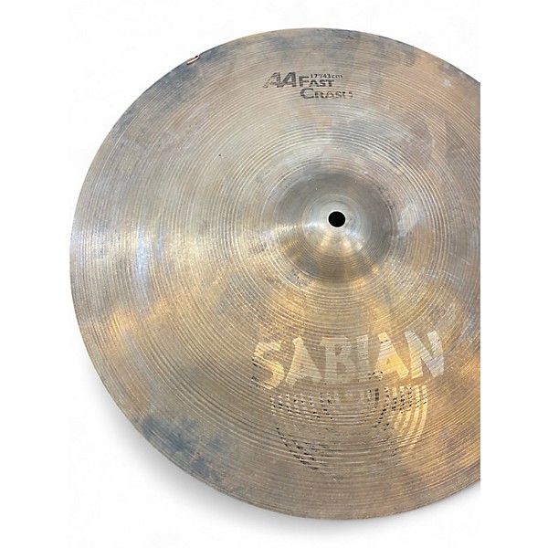 Used SABIAN 17in AA FAST CRASH Cymbal
