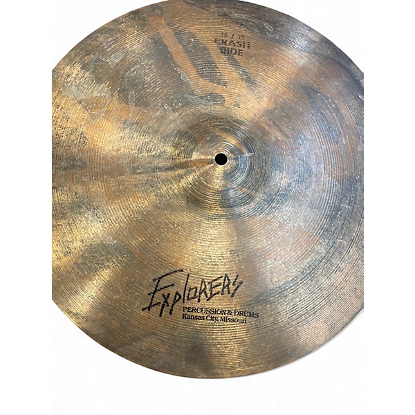 Used Explorers 18in CRASH RIDE Cymbal