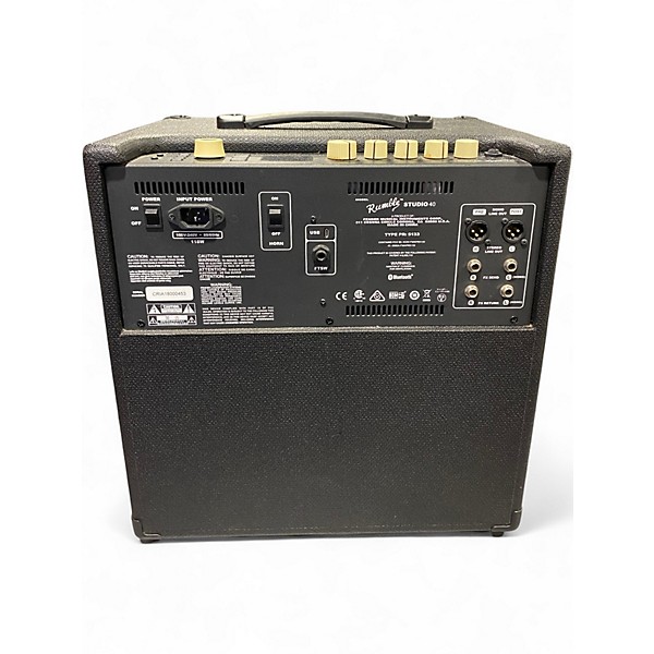 Used Fender Rumble Studio 40 Bass Combo Amp
