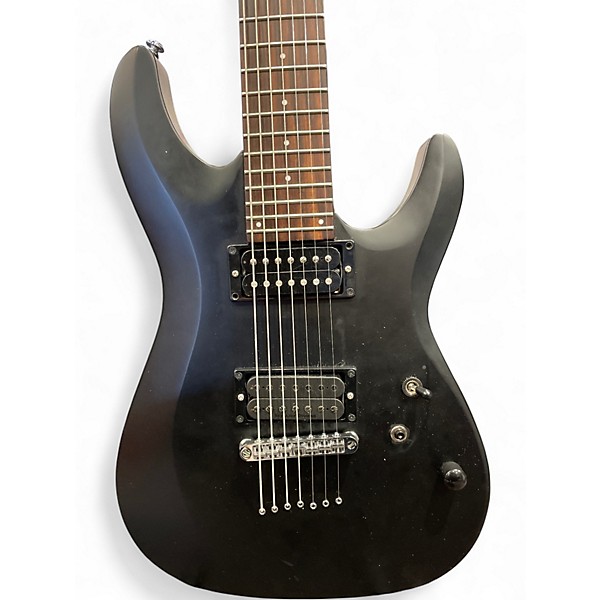 Used Schecter Guitar Research C7 DELUXE Satin Black Solid Body Electric Guitar