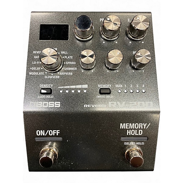 Used BOSS RV200 REVERB Effect Pedal