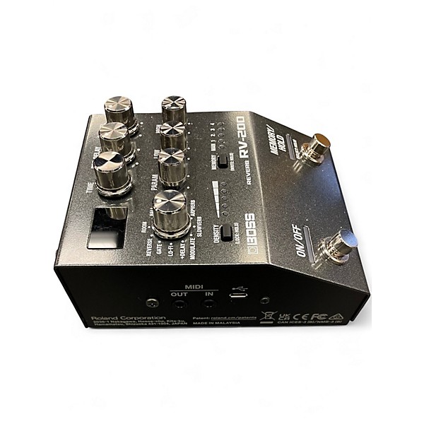Used BOSS RV200 REVERB Effect Pedal