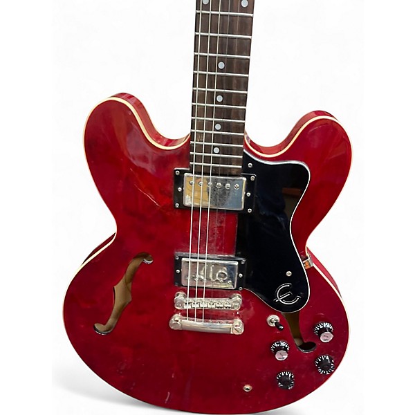 Used Epiphone Dot Cherry Hollow Body Electric Guitar