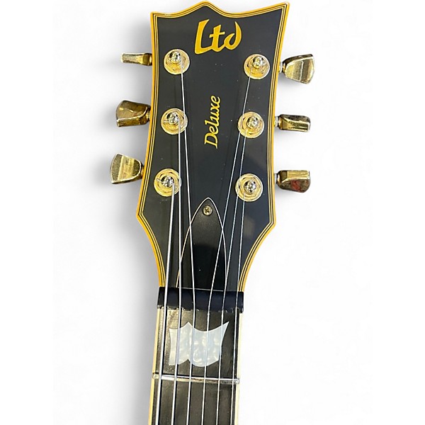 Used ESP EC1000 Deluxe Flat Black Solid Body Electric Guitar