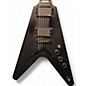 Used Dean V Stealth Satin Black Solid Body Electric Guitar