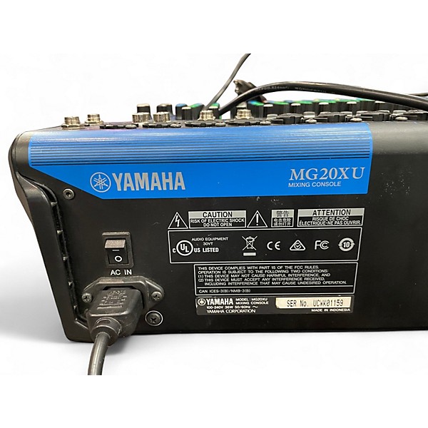 Used Yamaha MG20XU Unpowered Mixer