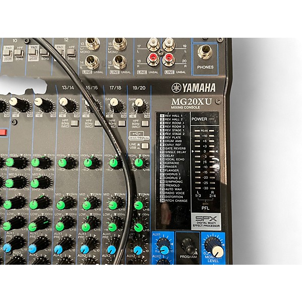 Used Yamaha MG20XU Unpowered Mixer