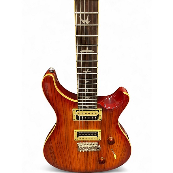 Used PRS SE Custom 24 Zebrawood Solid Body Electric Guitar