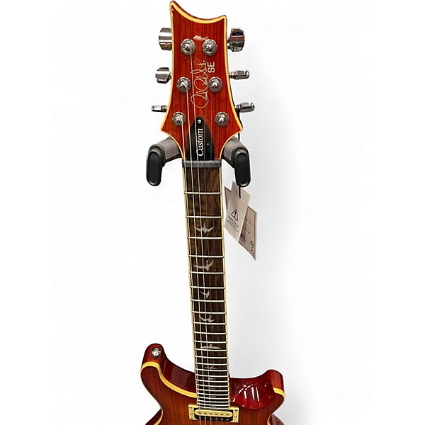 Used PRS SE Custom 24 Zebrawood Solid Body Electric Guitar