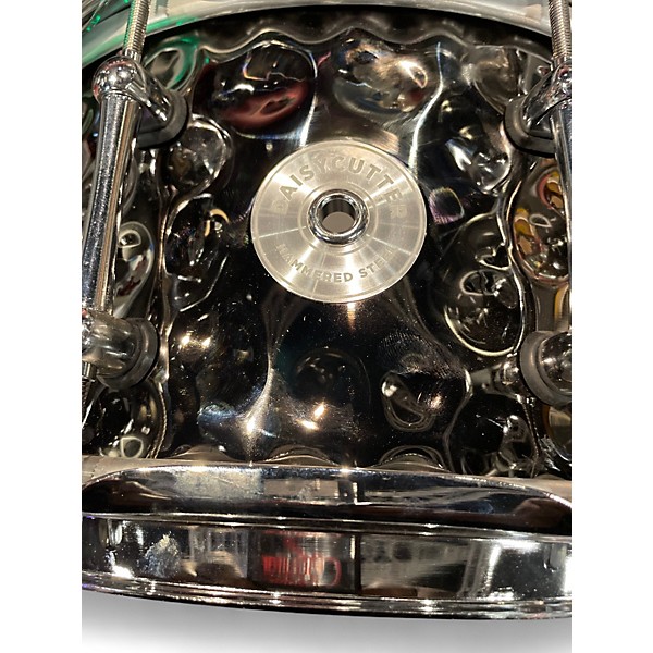 Used Mapex 14X6.5 Daisy Cutter Hammered Steel Silver Drum