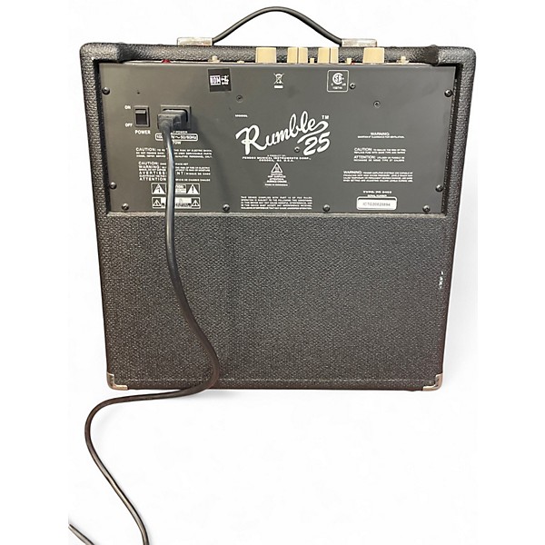 Used Fender RUMBLE 25 Bass Combo Amp