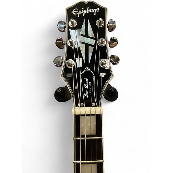 Used Epiphone Les Paul Custom LIMITED EDITION SILVER BURST Solid Body Electric Guitar