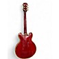 Used SX 335 Style Trans Red Hollow Body Electric Guitar