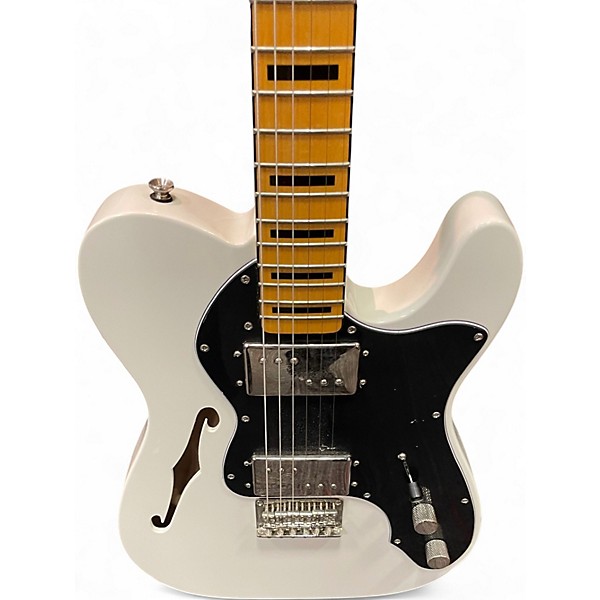 Used Squier Classic Vibe '70s Telecaster® Thinline Olympic White Hollow Body Electric Guitar