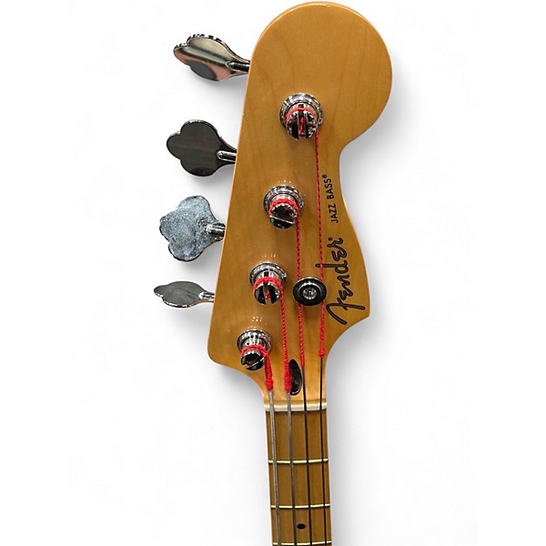 Used Fender Player Jazz Bass® Plus Top Blue Burst Electric Bass Guitar