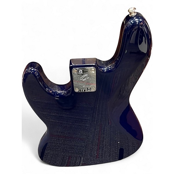 Used Fender Player Jazz Bass® Plus Top Blue Burst Electric Bass Guitar