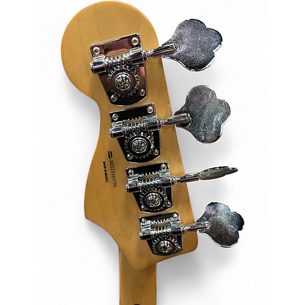 Used Fender Player Jazz Bass® Plus Top Blue Burst Electric Bass Guitar