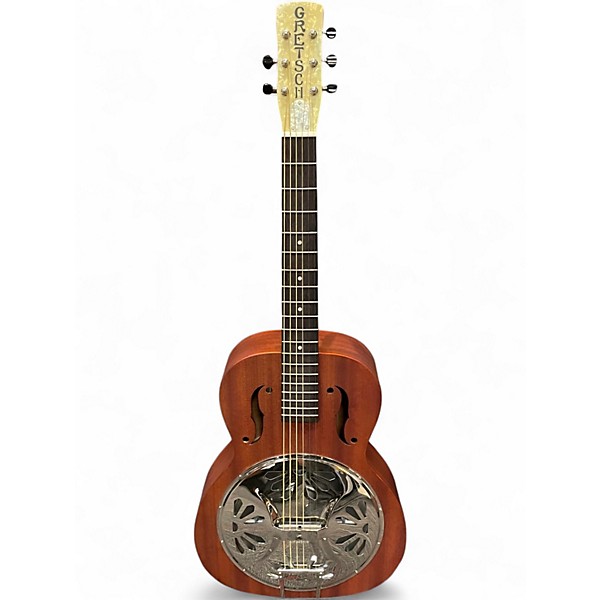 Used Gretsch Guitars G9200 Boxcar Round Neck Natural Resonator Guitar