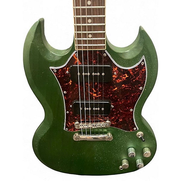 Used Epiphone SG CLASSIC W/P90'S Green Solid Body Electric Guitar