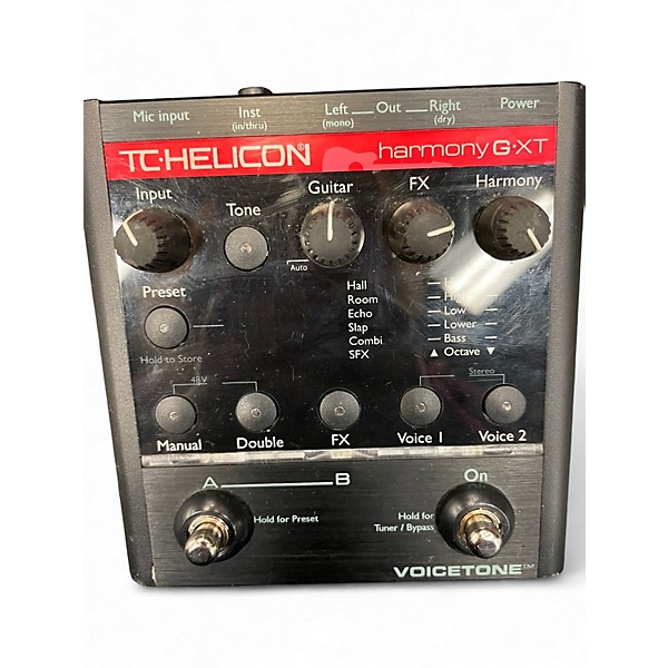 Used TC Helicon HARMONY GXT Effect Pedal