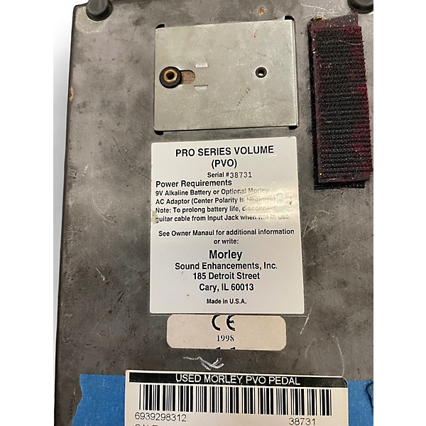 Used Morley PVO Pedal
