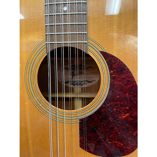 Used Fender SANTA MARIA Natural 12 String Acoustic Guitar