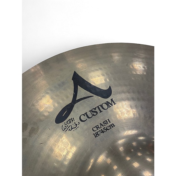 Used Zildjian 18in A Custom Crash Cymbal