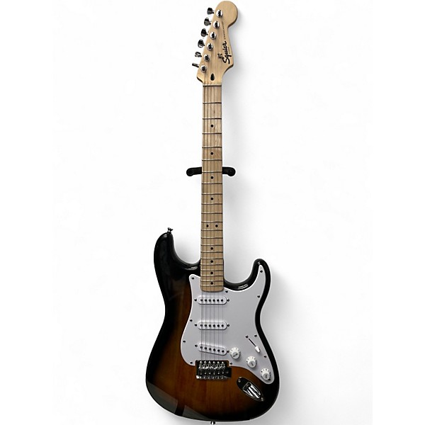 Used Squier Affinity Stratocaster 2 Tone Sunburst Solid Body Electric Guitar
