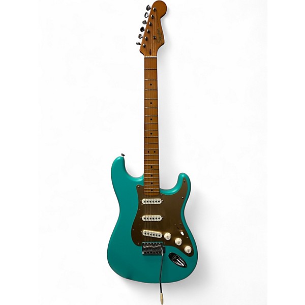 Used Squier 40th Anniversary Vintage Edition Stratocaster Satin Sea Foam Green Solid Body Electric Guitar